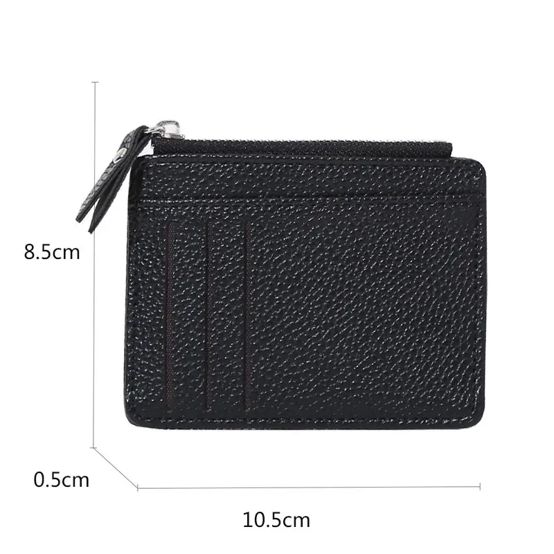 New Mini Women Wallets Free Name Customized Short Card Clips Zipper Coin Pocket Female Purses Credit Card Holder Wallet For Girl 3
