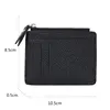New Mini Women Wallets Free Name Customized Short Card Clips Zipper Coin Pocket Female Purses Credit Card Holder Wallet For Girl 3