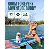 Inflatable Stand Up Paddle Board for outdoor water sports PVC material blue ultra-wide 11'6x35 stable design with non-slip deck