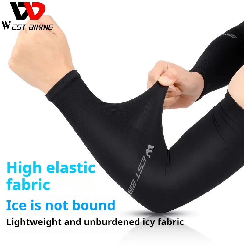 Ice Silk Sports Sleeves For Bicycle Outdoor Travel Sun Protection UV Protection Fitness Sports Quick Drying