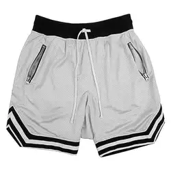 Men's Lightweight Sports Shorts - Five - Minute Length for Summer Running and Fitness (Grey)