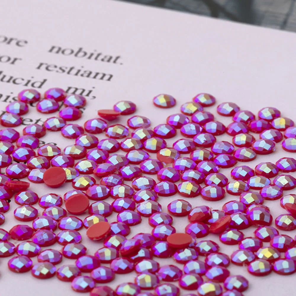 

2.8mm Plain Flat Bottom Round Diamond-Painting Beads Multifunctional Jewelry Decor For Crafts Bead Art