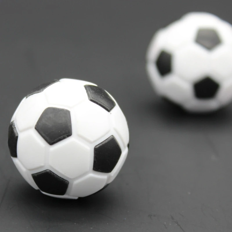Tabletop Soccer Game 12Pcs Table Soccer Foosballs Replacements Foosballs Table Ball Enduring Tabletop Game Small Football Soccer Ball