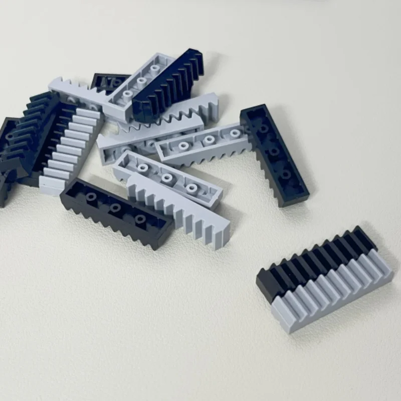 50PCS 3743 기어 랙 1x4 기술 MOC DIY 빌딩 블록 호환 하이테크 선물용 벽돌 장난감