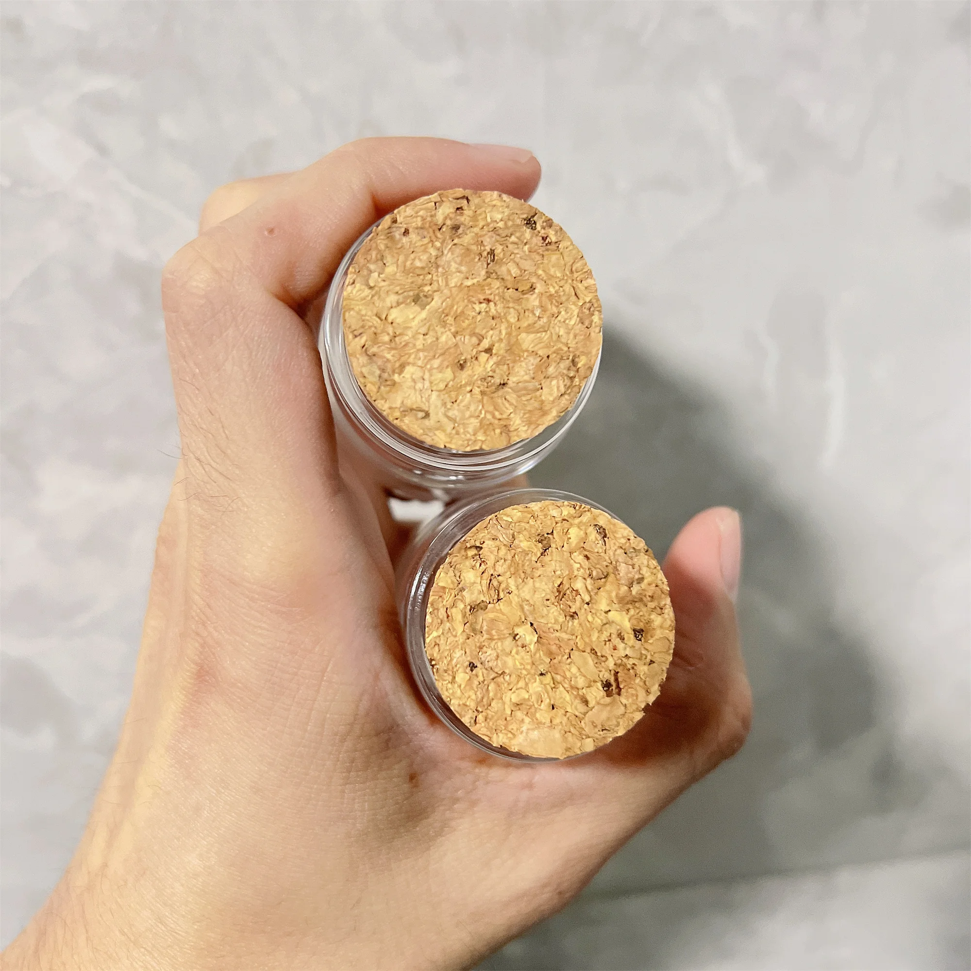 26x37x40mm 25ml Glass Bottles With Cork Transparent Mini Glass Jars For Wishing Jar DIY Crafts Wedding Favors Decor 24 PCS