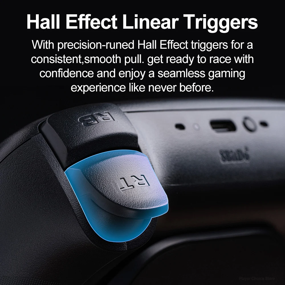 8bitdo mando de 3 modos con efecto Hall, Joysticks para Xbox Series X S, Xbox One, PC Windows 10 11 y Android - Imagen 6