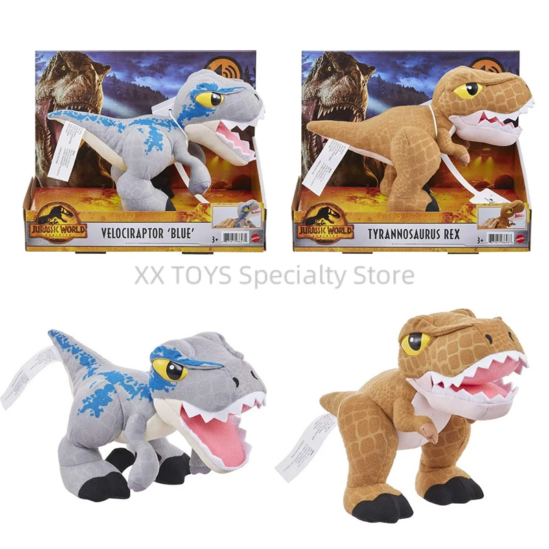 Jurassic World Sound Plush Dinosaur Figure, Velociraptor 'Blue