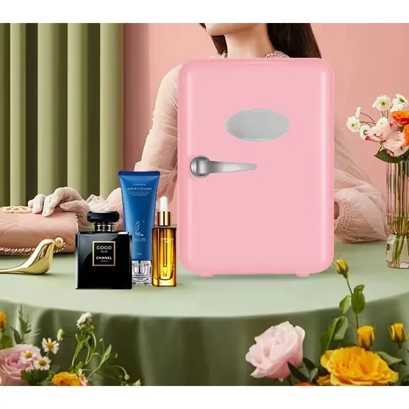 4L Mini Multifunctional Car Refrigerator Small Refrigerated Cosmetics Fridge Beverage Refrigerator Portable Car Home Camping냉동고 3