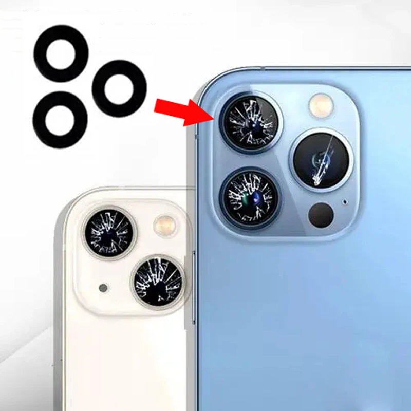 Camera Glass Lens For Samsung J1 J2 J3 J4 J5 J6 J7 J8 Phone New Back Camera Protection Lens Cover Replacement + Tools camera lens cover phone camera lens