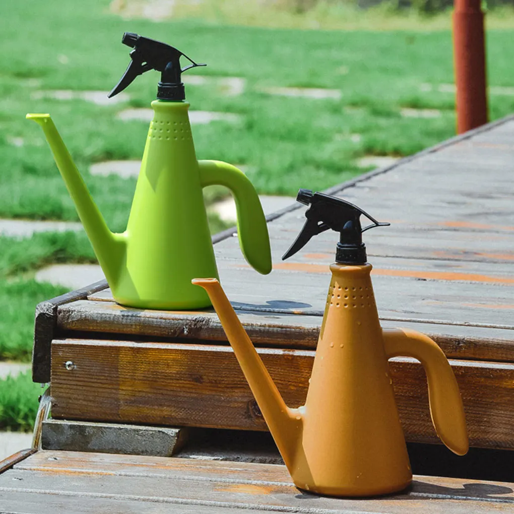 

2 in 1 Spray Bottle Device Watering Can Kettle Tool Pot Pressure Garden