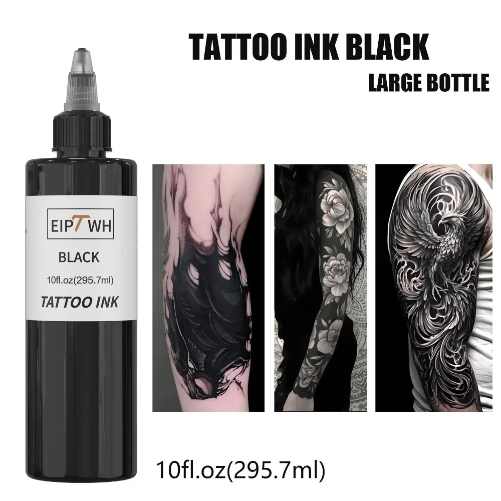 295.7ml EIPTWH Black Tattoo Ink Pigment Secant Black And Totem Professional DIY Tattoo Pigment Permanent Body Art