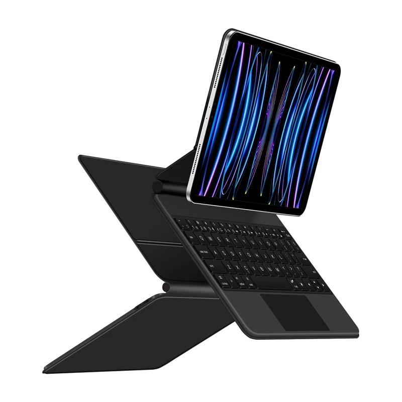 Magic Backlight Keyboard para Ipad Air Air Ipad Pro 11 1st 2nd 3rd 4th Generation Case Espanhol Coreano Azert Árabe - Imagem 3