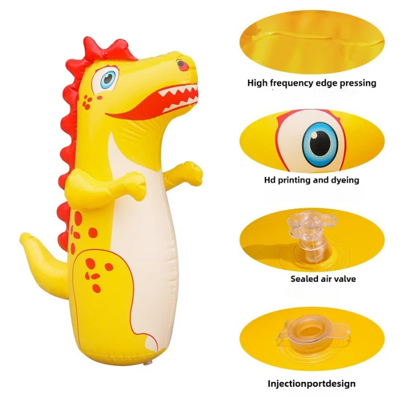 NEW Large Inflatable Dinosaur Tumbler Thickened Outdoor Punching Bag Water Filled Inflatable Boxing Bag Training Prop