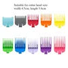 10Pcs Professional Hair Clipper Limit Guide Comb Trimmer Guards Attachment 1.5-25mm Universal Haircut Tool Clipper Limit Combs 6