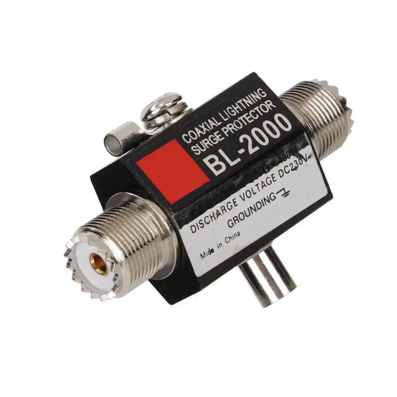 Yinitone BL-2000 Coaxial Surge Protector PL259 Female to PL259 Female Coaxial Surge Arrester Surge protector