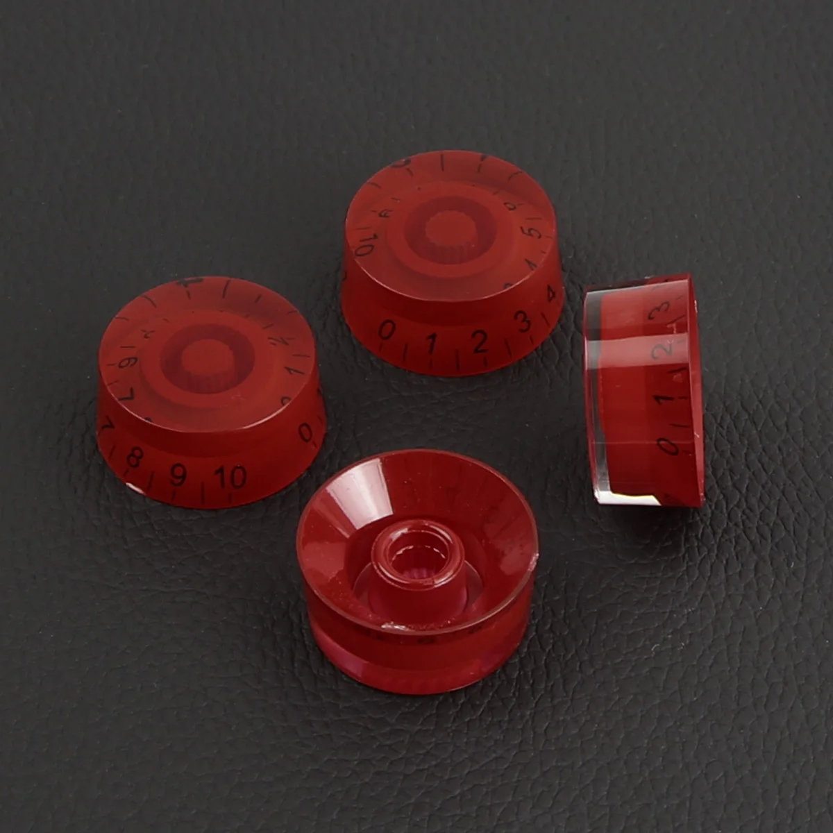 FLEOR 4PCS Colorful Electric Guitar Speed Control Knobs