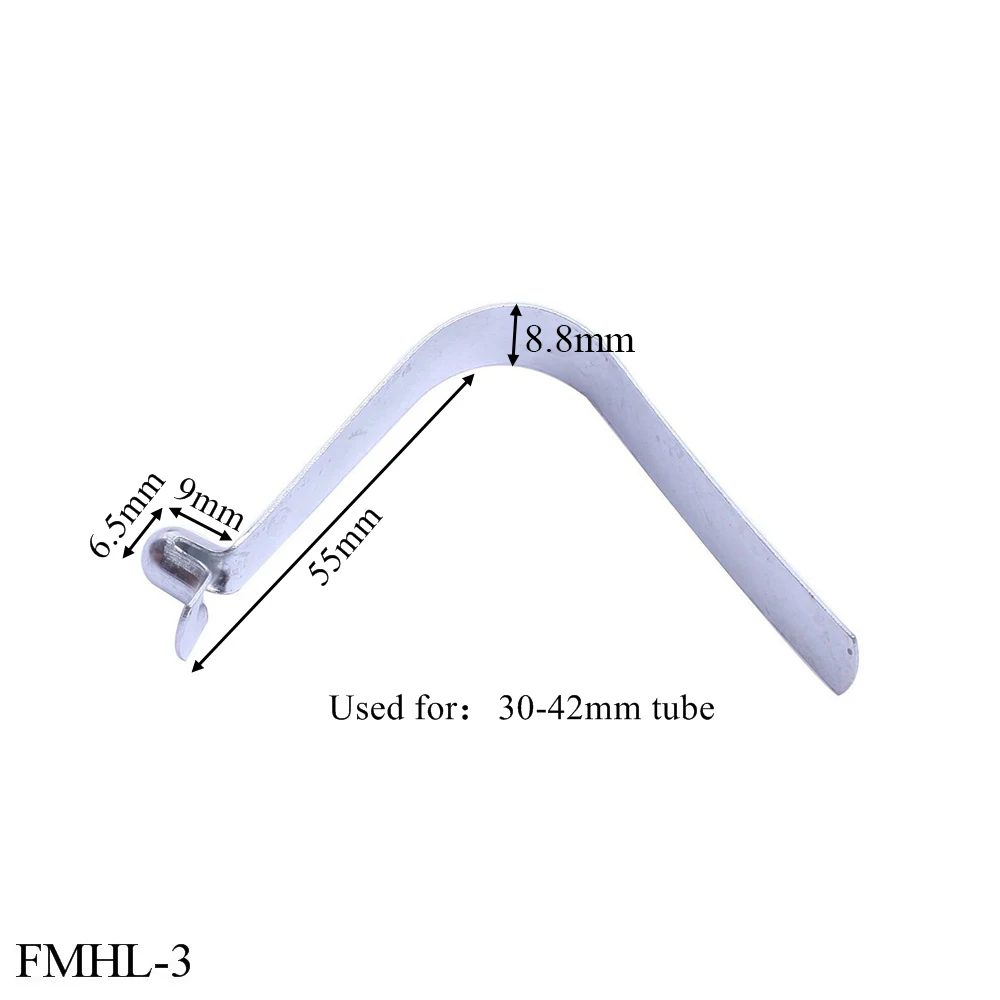 

50PCS Manufacturer Matal Pole Clamp For Round Tubes Pipes 20-42mm Diameter