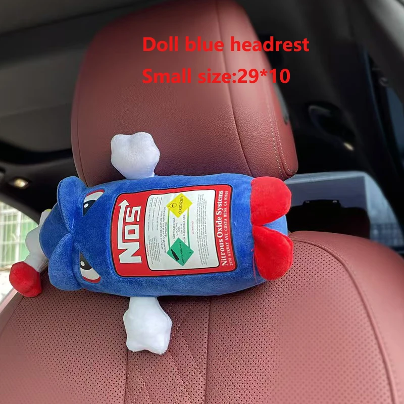 Universal Plush Car Seat Headrest Pillow - Soft Neck Cushion