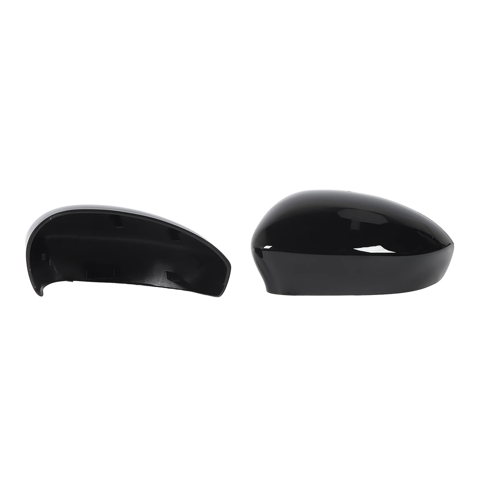 Left Right Door Side Rearview Mirror Cover Left Right Wing Mirror Cover Replacement for Fiat 500 2007 2008 2009