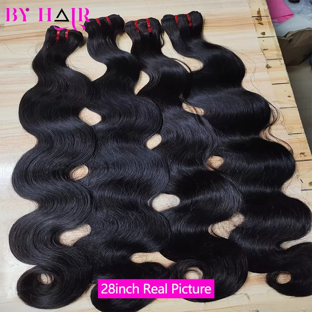15A Super Double Drawn Virgin Body Wave Bundles Raw Human Hair Bundles Vietnamese Hair Thick Human Unprocessed Hair Extensions 4