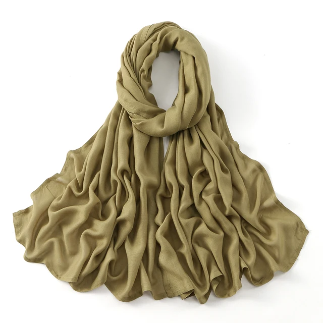 185*75 cm musulman Modal Hijab rayonne coton châles pour femmes mince plaine écharpe grande taille foulard islamique Turban bandeau