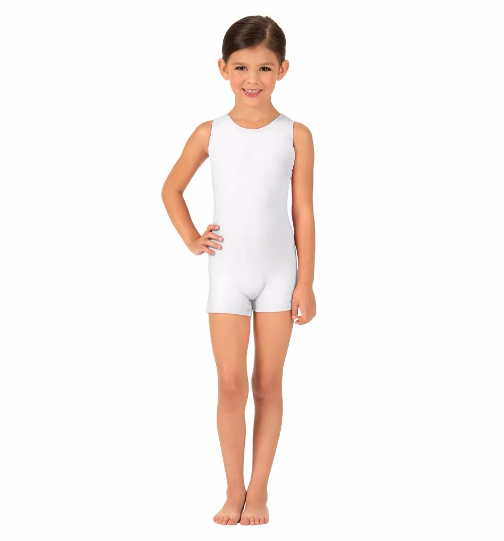 Girls Tank Biketard Sleeveless Leotards Gymnastics Kids Spandex Nylon Short Unitards Ballet Dance Bodysuits ballet leotard dance leotard girls dance costumes