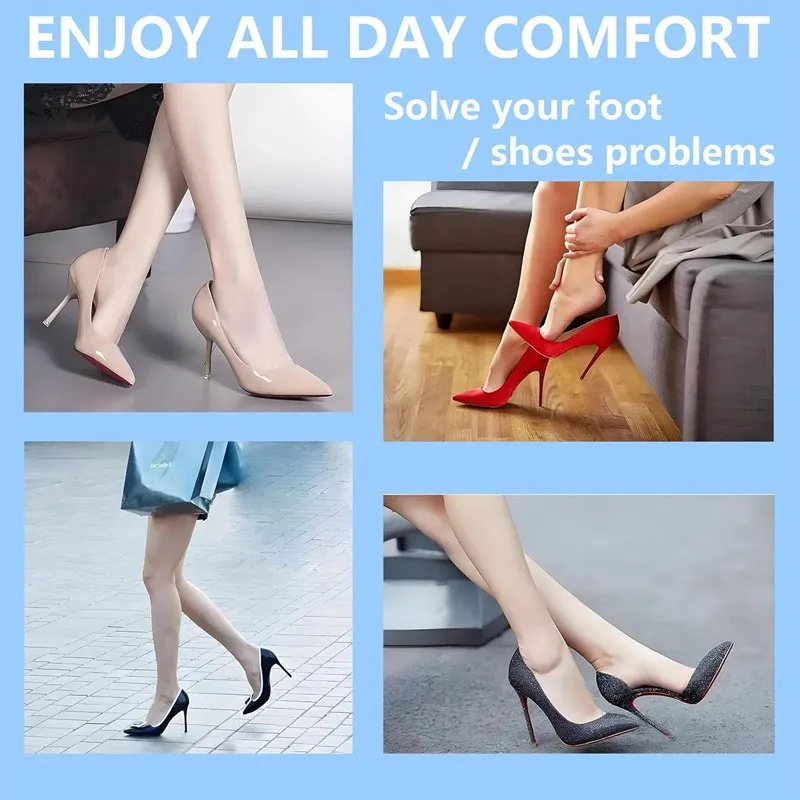 Flannelette Anti-wear Heel Pad for Women Heel Post Half Size Pad Anti-wear Repair Shoes Back Stick Adjustment Shoe Size for heel protector shoe repair patches heel protector pads shoe repair patch shoe repair stickers shoe stickers shoe anti slip stickers shoe heel repair tips