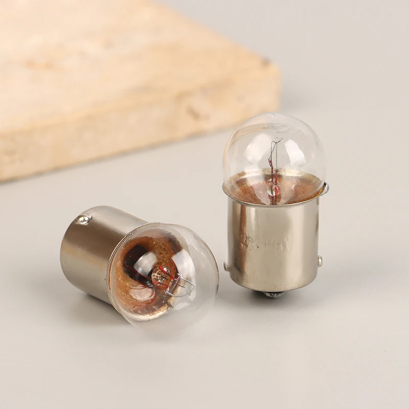 1Pc B15 12V 24V Single Double Contact Mini Bulb For Indicateor Lights Warning Light Bulb Side Turn Signals Auto Lamp