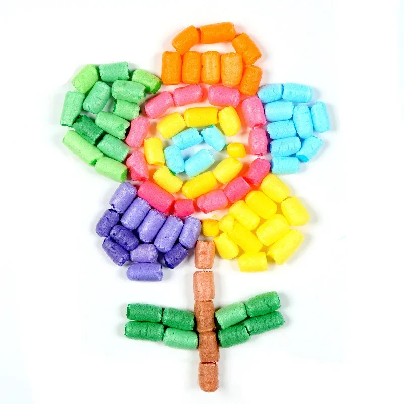 500pcs/pack Magic Corn DIY Art Handmade Toys Building Creative Inspiration Kids Educational Kindergarten School Party Easter
