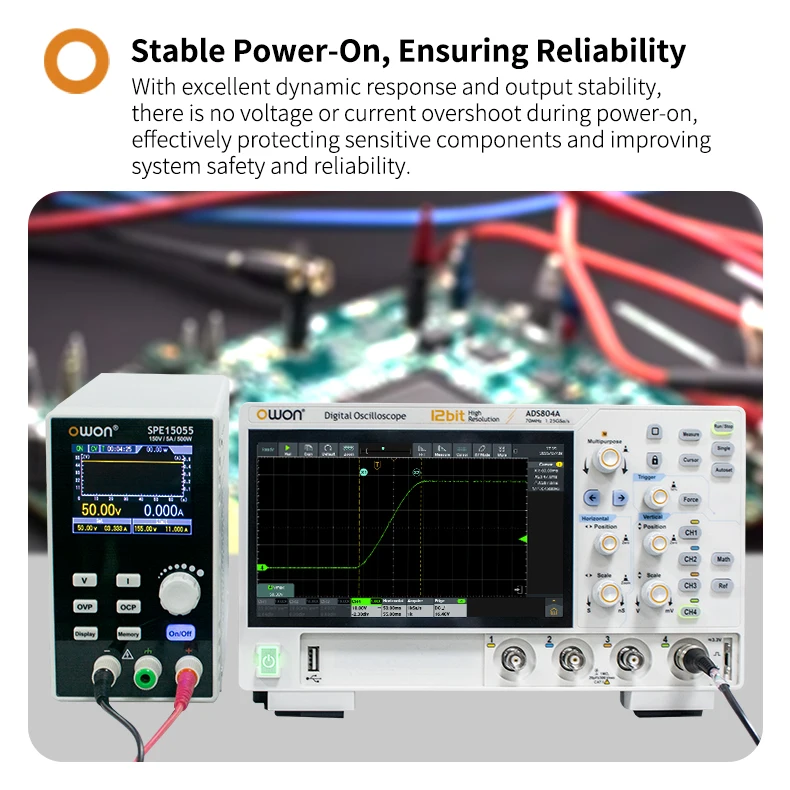 SPE15054 SPE30054 Programmable DC Power Supply 150V 300V 500W Portable Laborator