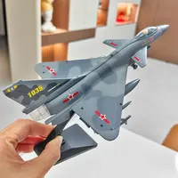 ⁦بالعربي: مجسم طائرة حربية شبح رمادية 23 سم | Premium Alloy Stealth Fighter Diecast Model 23 cm⁩ - الصورة ⁦2⁩