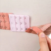 Extension de soutien-gorge pour femmes, 3 pièces, Extension de sangle de Lingerie, Accessoires de remplacement avec 3 crochets, Extension de barre, Extension de boucle, Lingerie 5