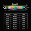 3D Printing Tungsten Jig Fishing Lure Sea Fishing Long Casting Micro Jigs 10g-120g Fast Sinking Luminous Vertical Jigging Lure 6