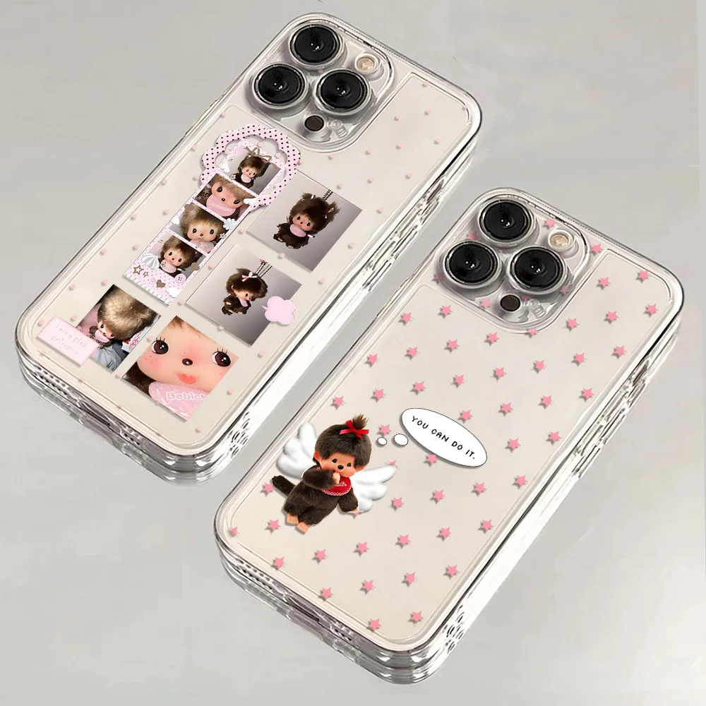 Cartoon M-Monchhichis Clear Phone Case Cover