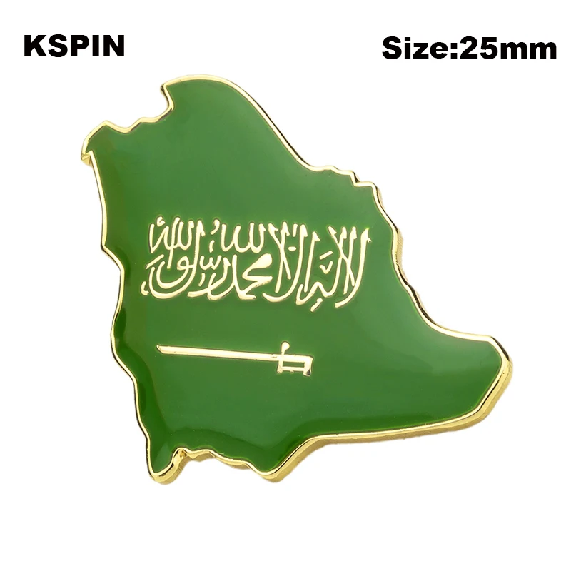 Saudi-Arabien Flagge Revers Pin Abzeichen Brosche