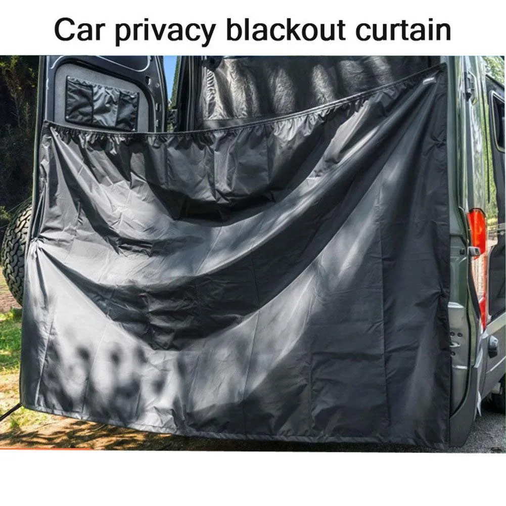 Oxford Cloth Privacy Shade Curtain for Vehicles - Rear Door and Divider Coverage