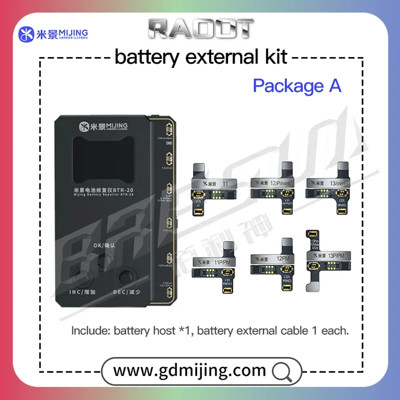 

Mijing Battery Repair Flex Cable For iPhone 11 12 13 Pro Max Mini Battery efficiency fix Power healthy Swap Replacement tool