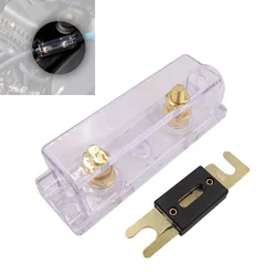 High Temperature Resistance Automobile Power Supply Type Power Amplifier Fuse 0/2/4 Gauge Fuse Holder for Car