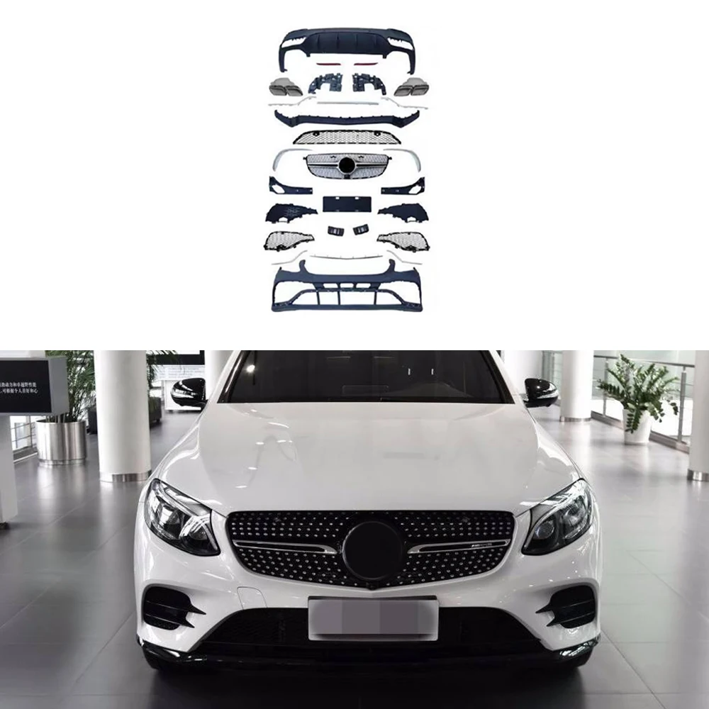 

Для Mecerdes Benz C GLC CLS 2014-2017 аудио мультимедийная радиоголовка внешние сменные детали комплект кузова AMG GLC43 S