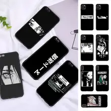 

FHNBLJ Japanese Harajuku Manga Comics Phone Case for iPhone 11 12 13 mini pro XS MAX 8 7 6 6S Plus X 5S SE 2020 XR case