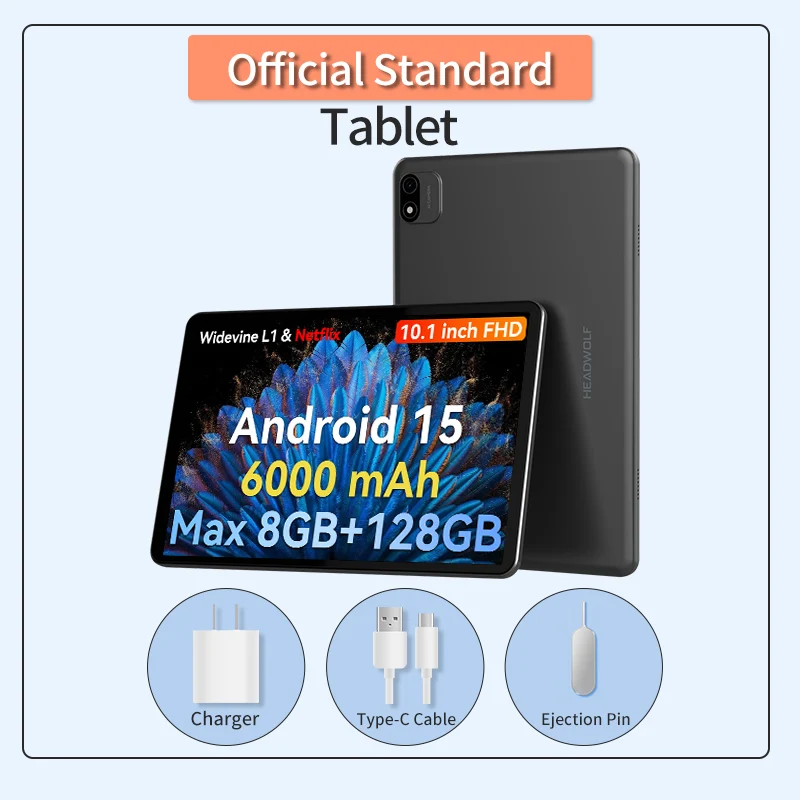 Headwolf WPad6 Wi-Fi 10.1インチ Android15搭載 Amazon.co.jp: 【Android 15 タブレット 10インチ Wi-Fiモデル