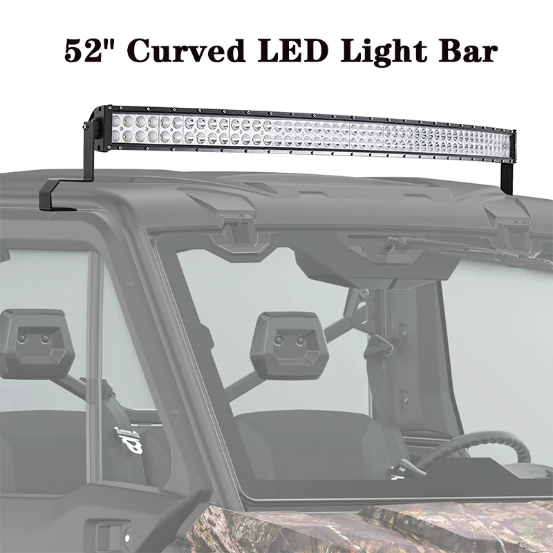 

Auto 52" Curved 300W LED Light Bar/ Work Light Combo Beam 12V 24V IP67 For SUV Truck 4X4 UAZ 4WD Off Road Driving Fog Light Lamp