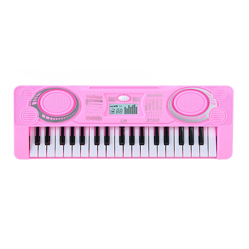 Kids Electric Keyboard Piano, 37 Keys Musical Keyboards, Childrens Mini Keyboard Piano With Microphone Recording Function