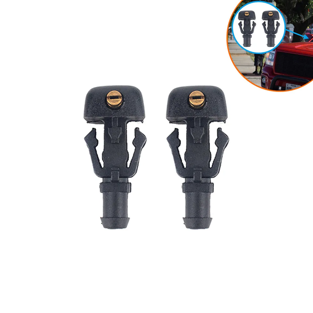 3W7Z17603AA Front Windshield Washer Nozzle Kit For Ford F150 With Connector