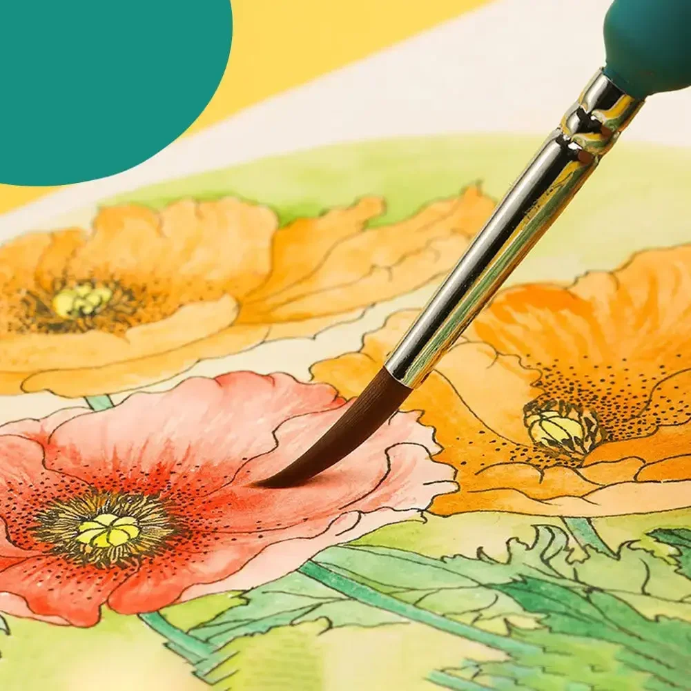 미니어처 페인트 브러쉬 아트 페인팅 브러쉬 세트 디테일링 페인트 브러쉬 족제비털 구아슈 수채화 유화용 아티스트용