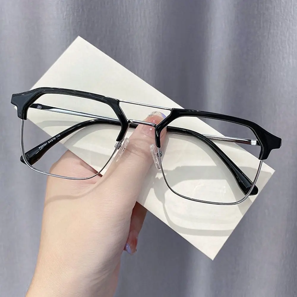 

Men Women Eye Protection Durable Anti-Blue Light Glasses Oversized Eyeglasses Ultra Light Frame Computer Goggles