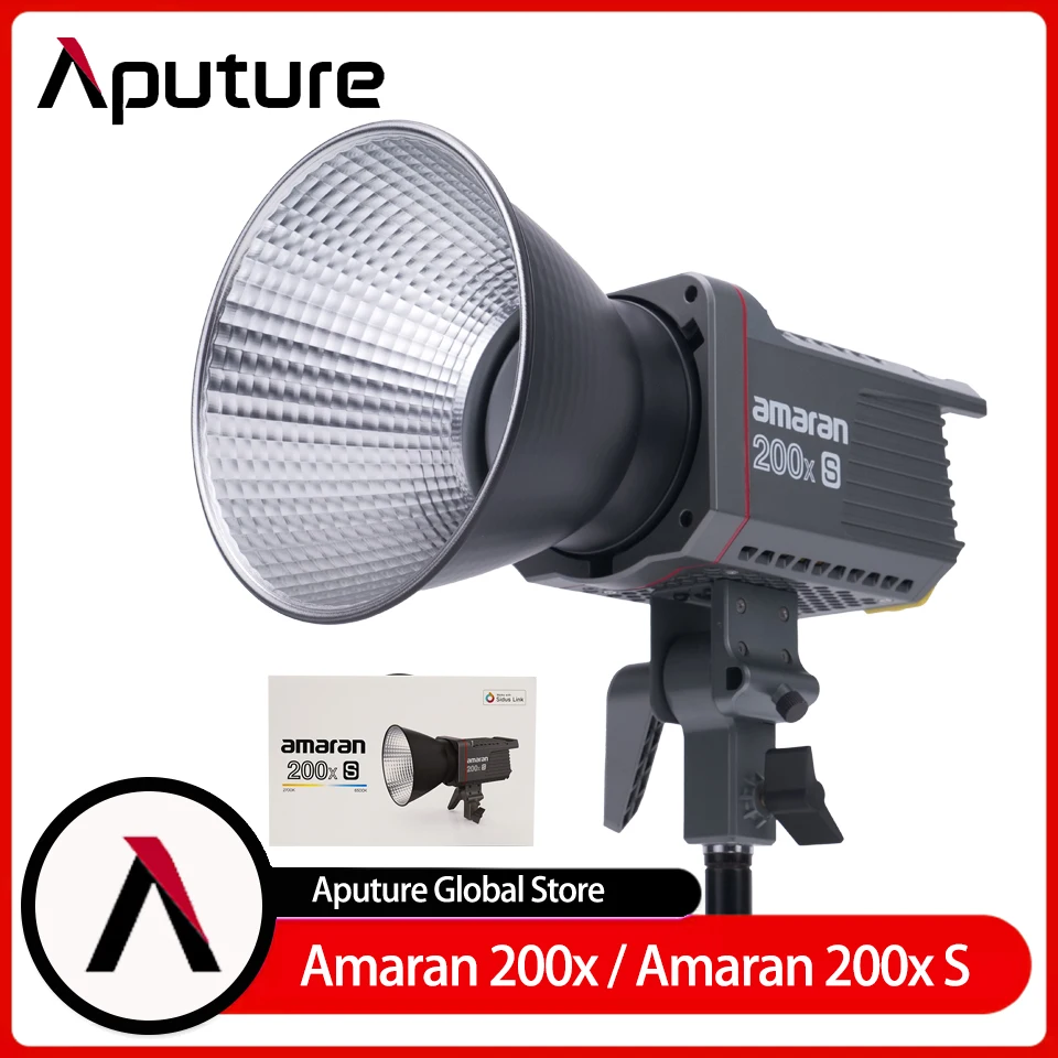 

Aputure Amaran 200x S 200W 2700-6500k LED COB Photography Light Amaran 200x S Bi-color Video Light Build-in 9 FX Light Effect