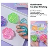 Cute Sequin Cat Claw Squishy Fidget Toy Slow Rebound Stress Relief Toy Pinch Decompression Cat Paw Soft Squeeze Toy 4