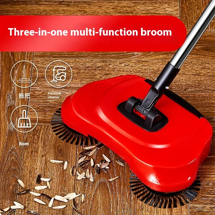 Hand Push Vacuum Cleaner Sweeper Mop and Sweep Two-in-one Multifunctional Household Hand Push Lazy Sweeper portable vacuum cleaner hand sweeping machine hand push broom
