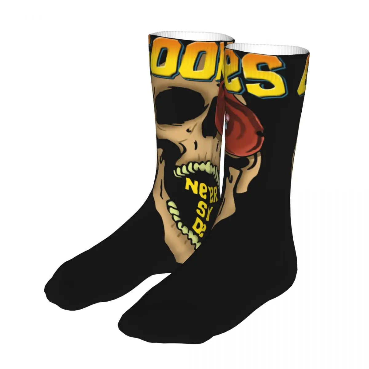Fashion Socks Men'S Women'S Novelty The Goonies Never Say Die Socks Skateboard Socks Spring Summer Autumn Winter